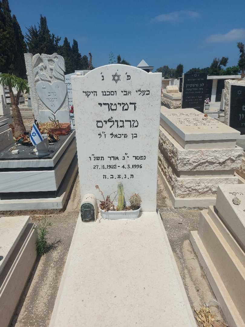 קברו של דמיטרי מרגוליס. תמונה 1