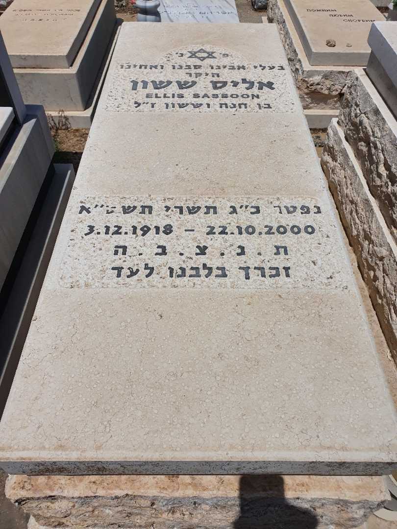 קברו של אליס ששון. תמונה 1