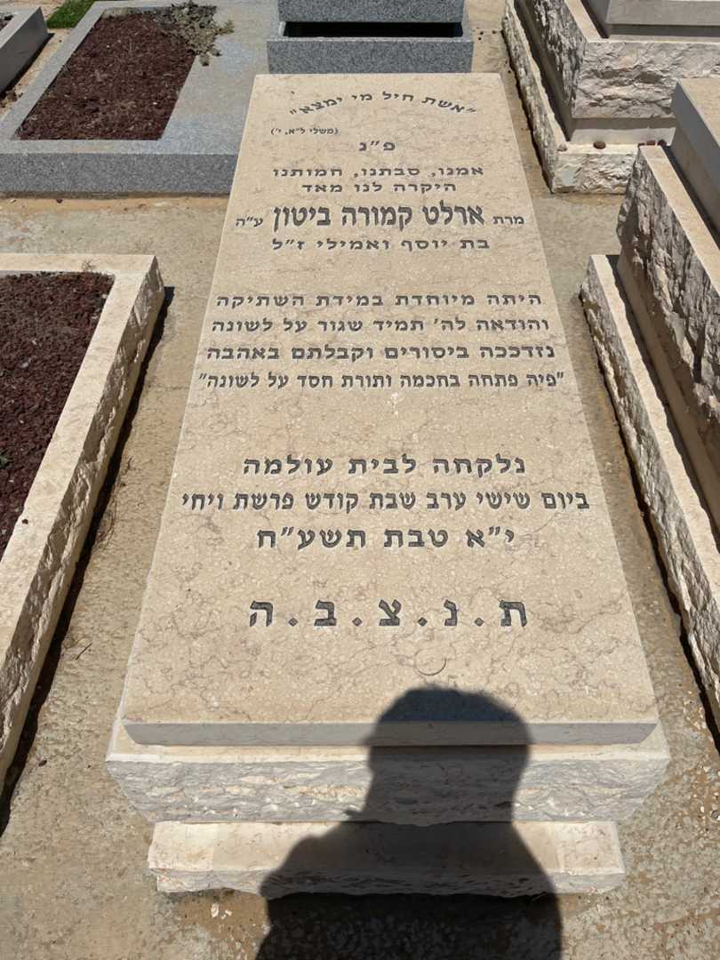 קברו של ארלט ביטון. תמונה 1