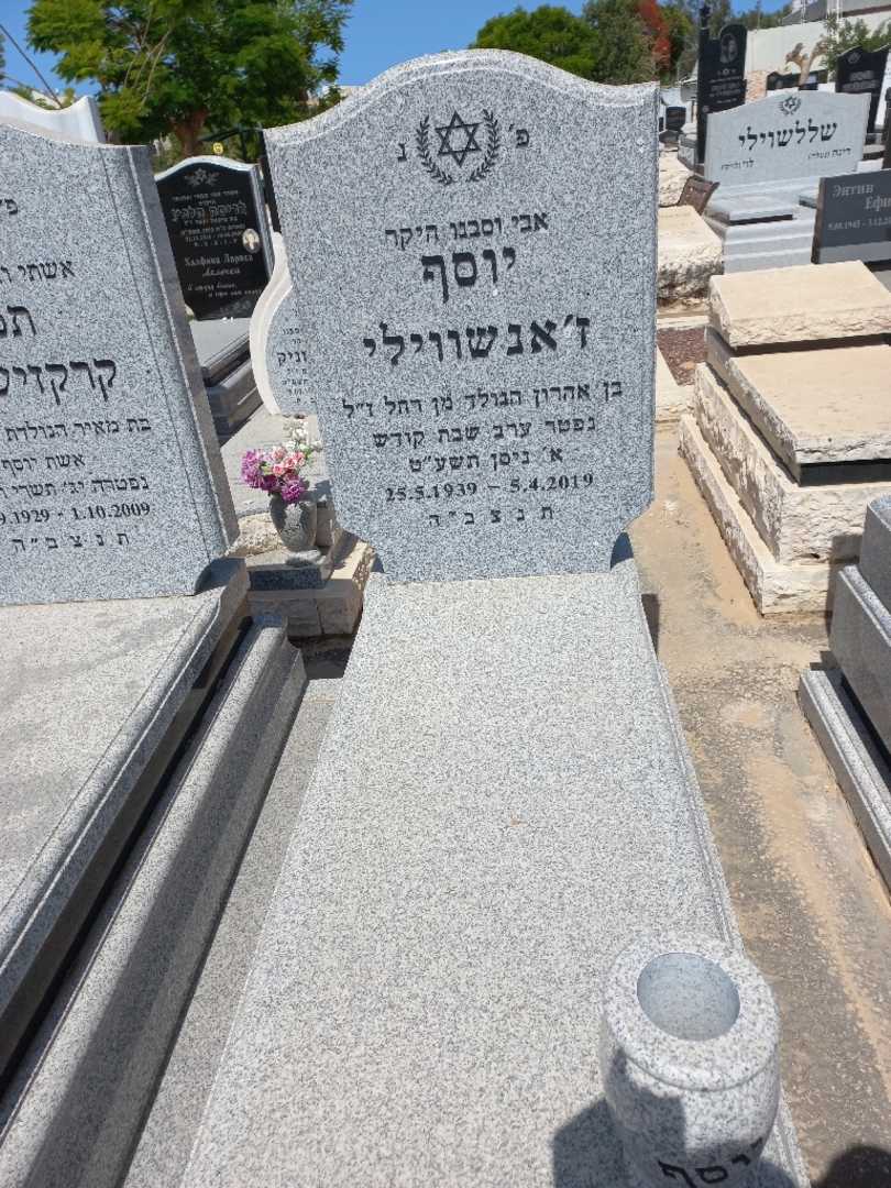 קברו של יוסף ז'אנשווילי. תמונה 1