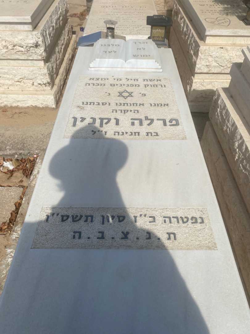 קברו של פרלה וקנין. תמונה 1