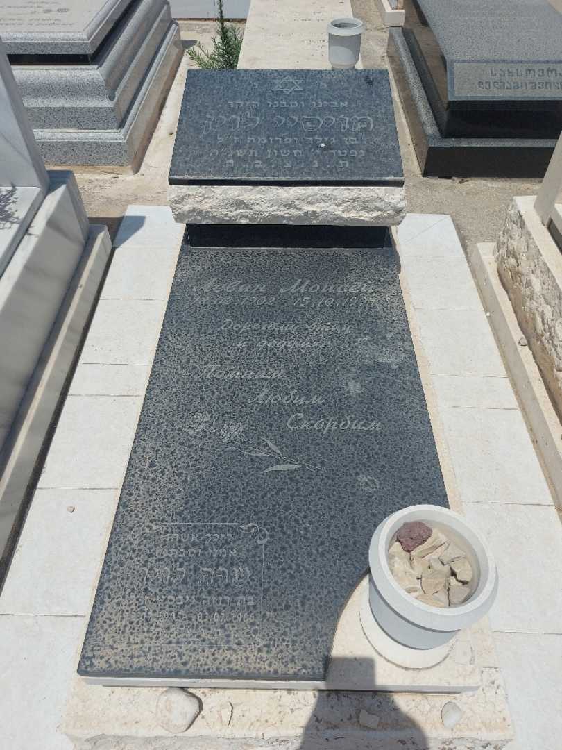 קברו של שרה לוין. תמונה 1