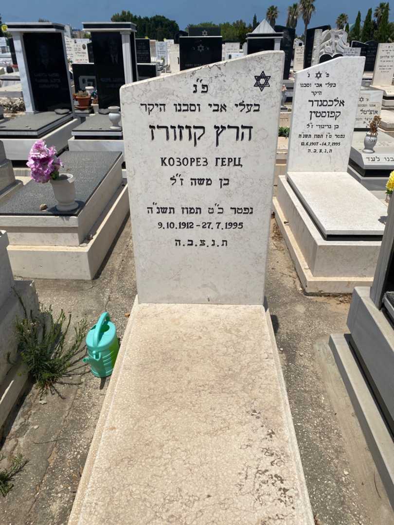 קברו של הרץ קוזורז. תמונה 1