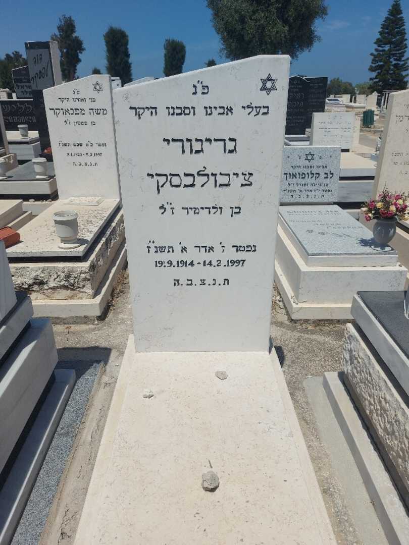 קברו של גריגורי ציבולבסקי. תמונה 1