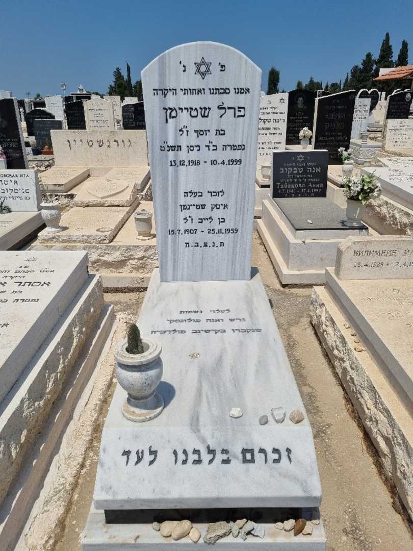 קברו של פרל שטיימן. תמונה 1