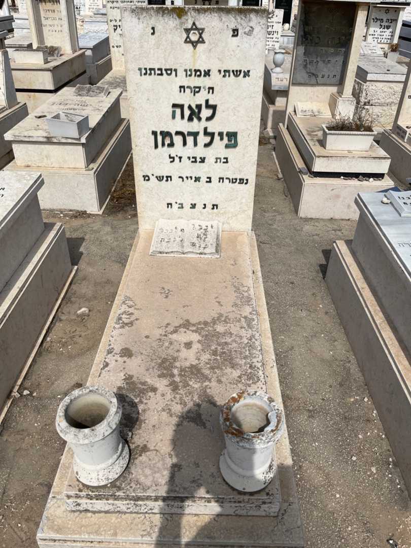 קברו של לאה פלדרמן. תמונה 1