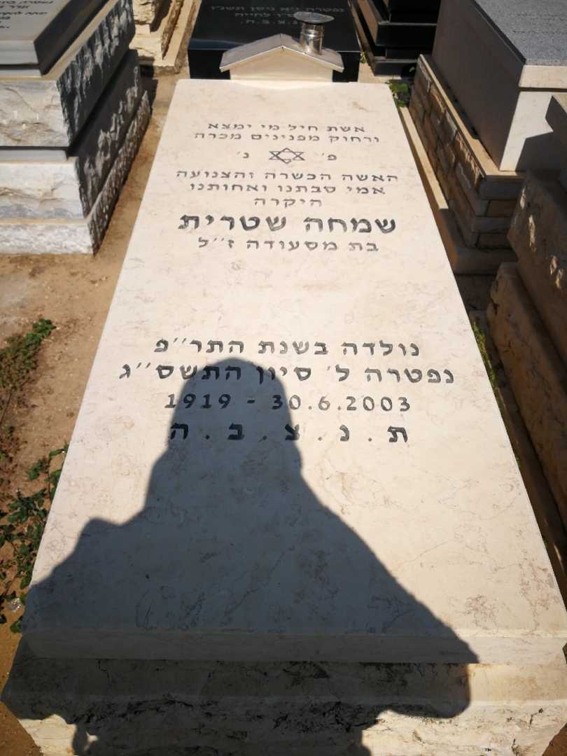קברו של שמחה שיטרית. תמונה 1