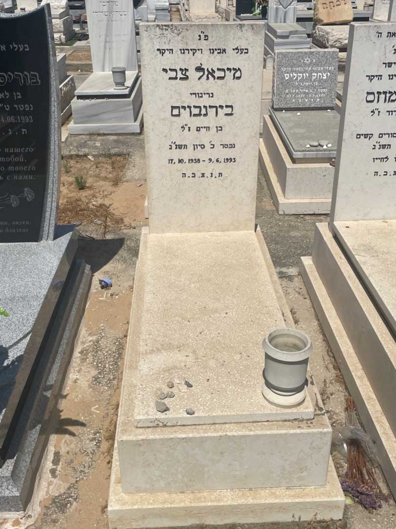 קברו של צבי "גריגורי" בירנבוים. תמונה 1