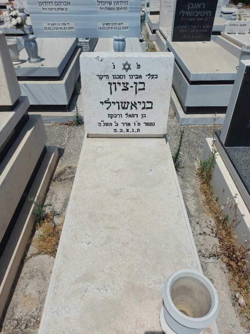קברו של בן ציון בניאשוילי. תמונה 1