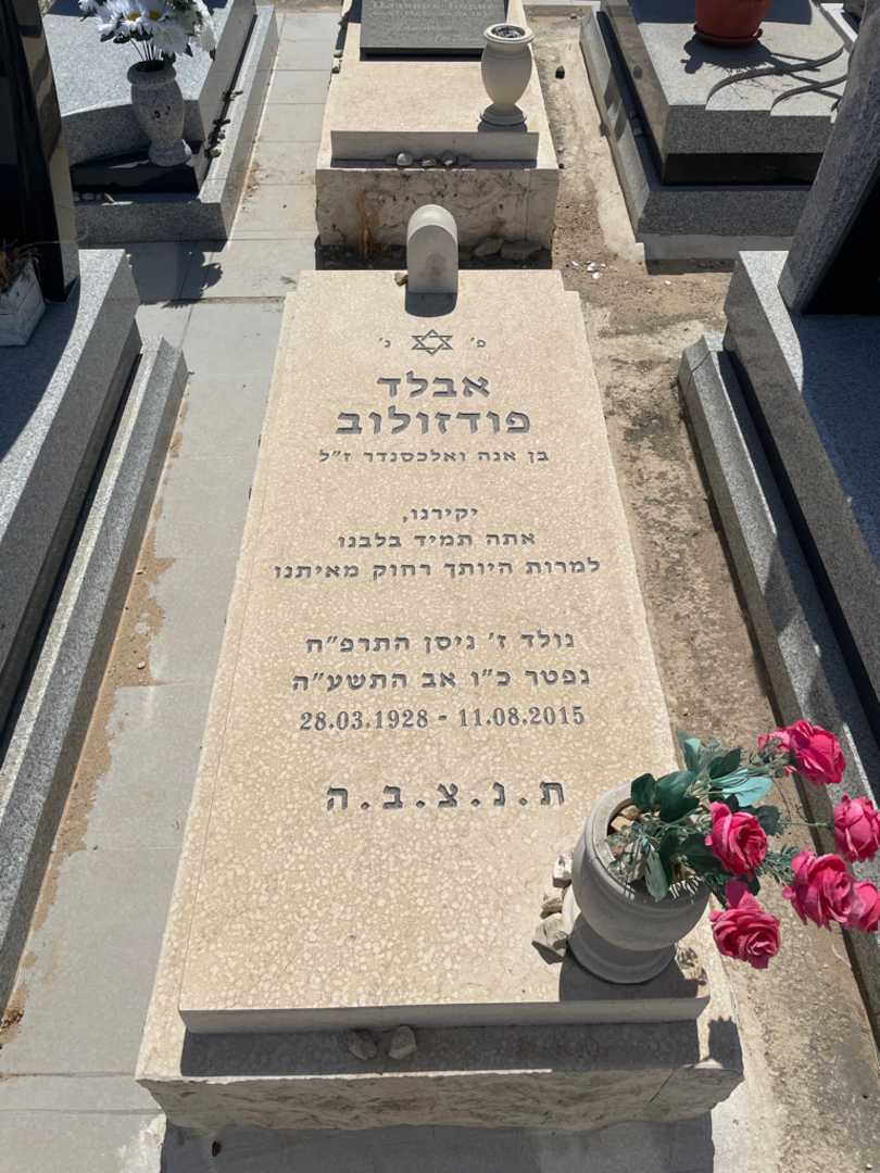 קברו של אבלד פודזולוב. תמונה 1