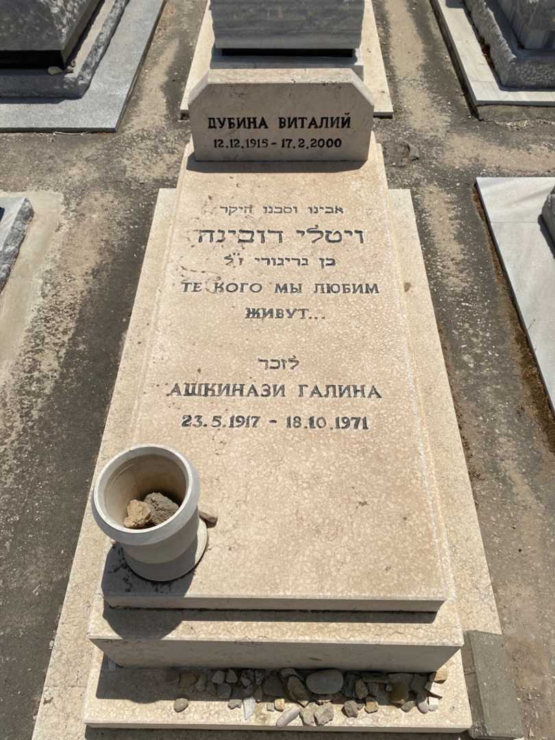 קברו של ויטלי דובינה. תמונה 1