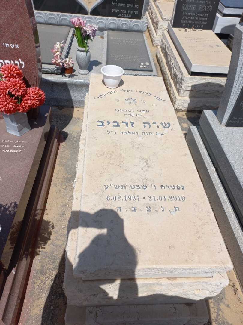 קברו של שרה אניק זרביב. תמונה 1