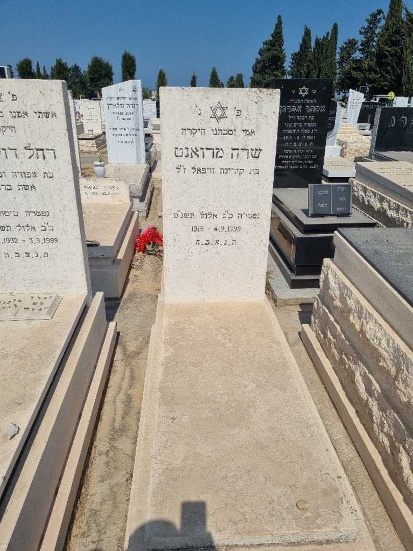 קברו של שרה מרואנט. תמונה 1