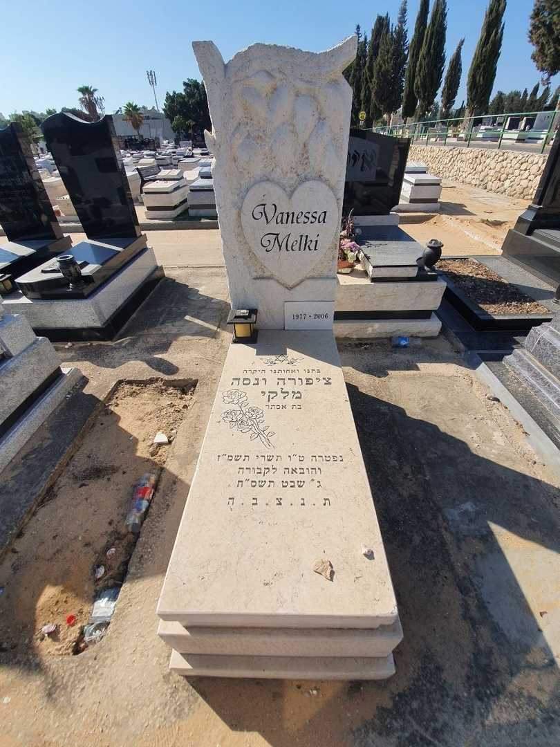 קברו של ציפורה (ונסה) מלקי. תמונה 1