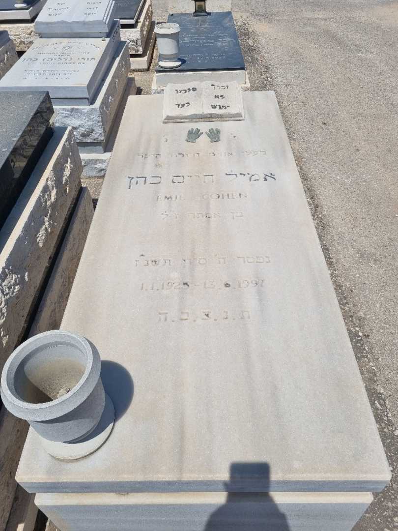 קברו של אמיל כהן. תמונה 1