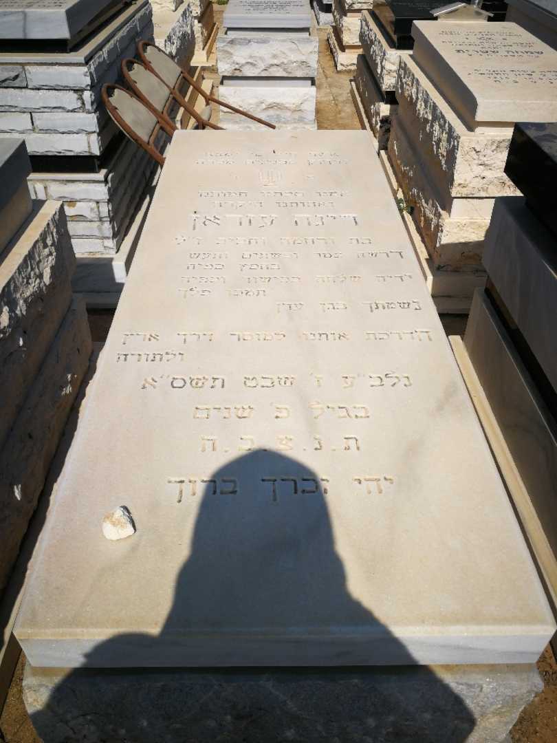 קברו של דינה עזרן. תמונה 1