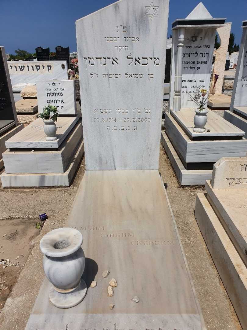 קברו של מיכאל אינדמן. תמונה 1