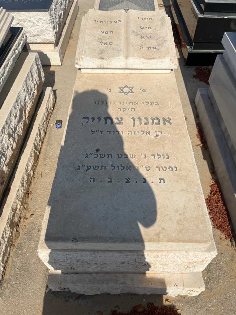 קברו של אמנון צחייק. תמונה 1