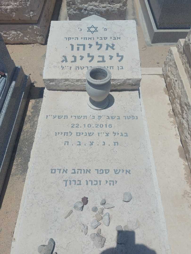 קברו של אליהו ליבלינג. תמונה 2