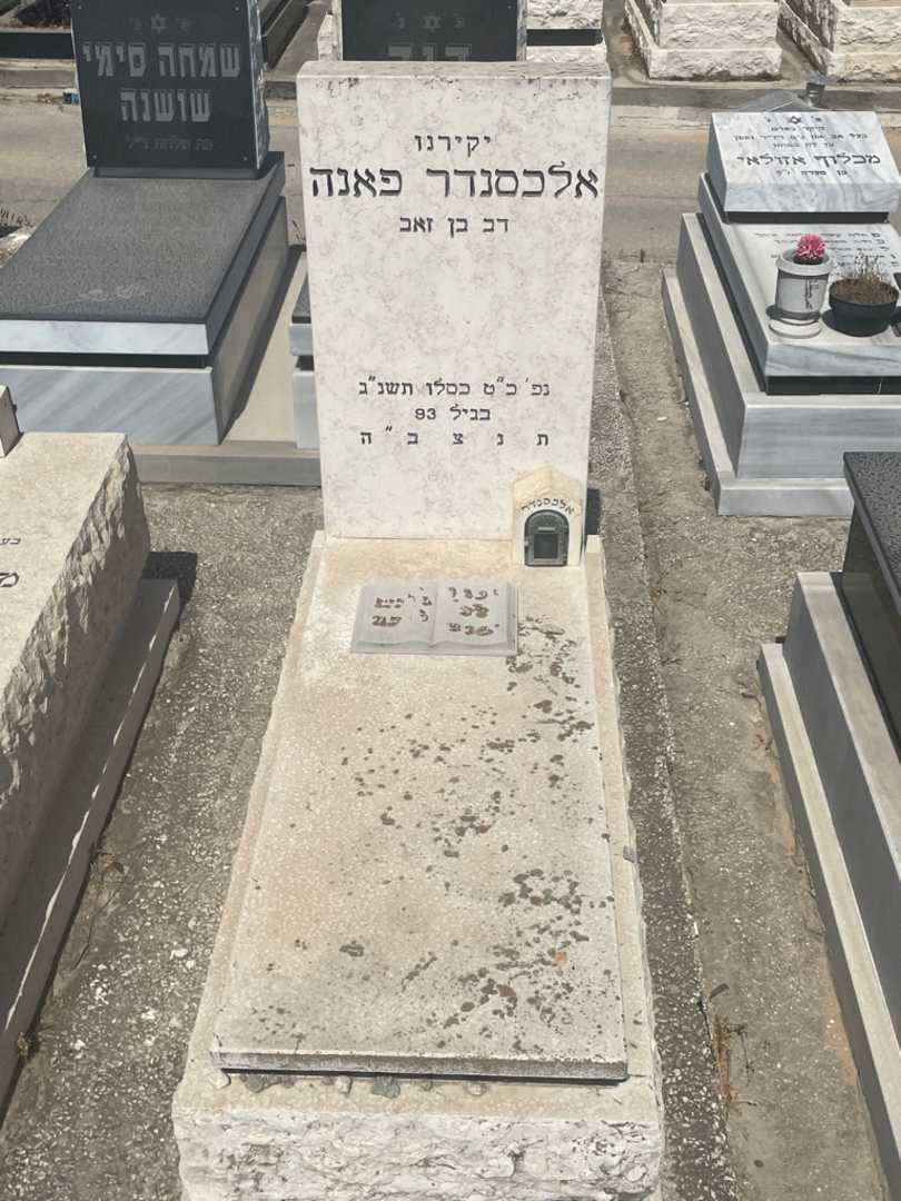 קברו של אלקסנדר פאנה. תמונה 1