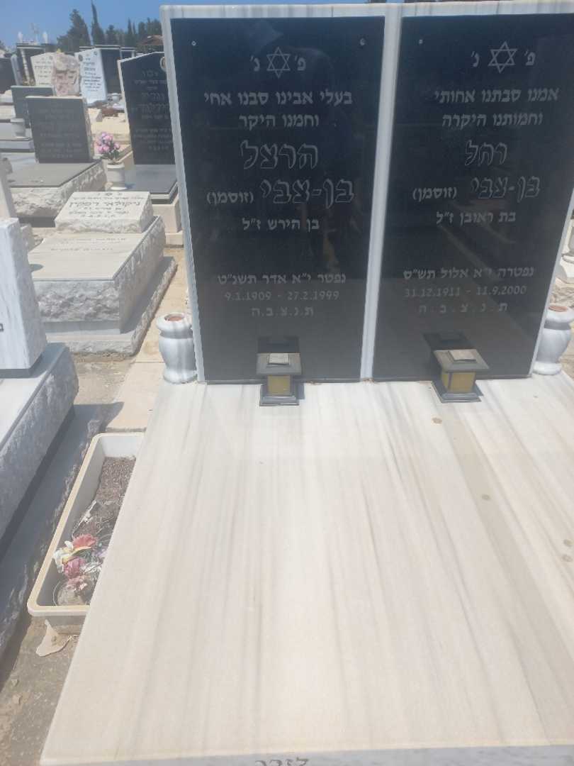 קברו של הרצל "זוסמן" בן צבי. תמונה 2