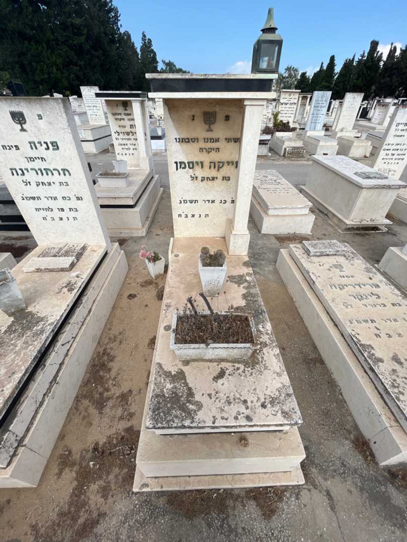 קברו של חייקה ויסמן. תמונה 2