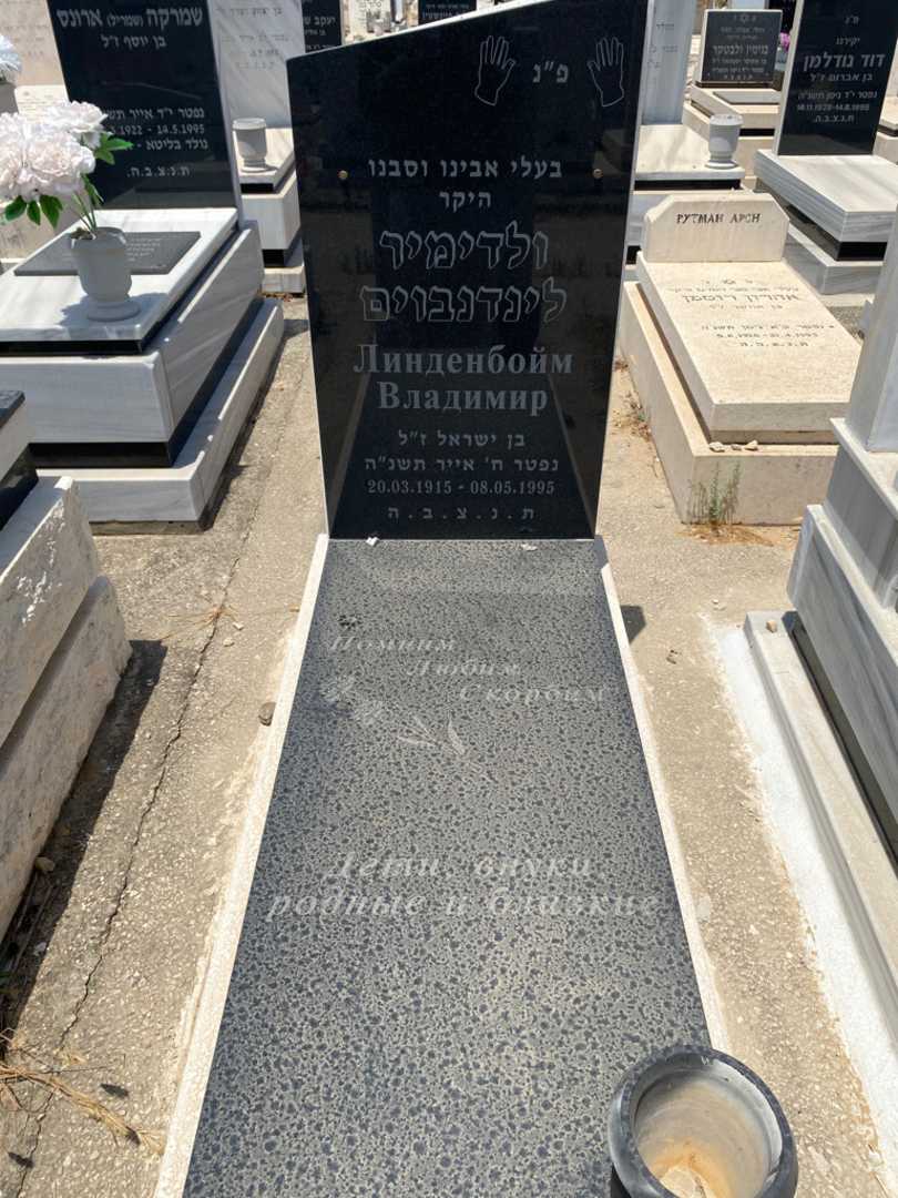 קברו של ולדימיר לינדנבוים. תמונה 1