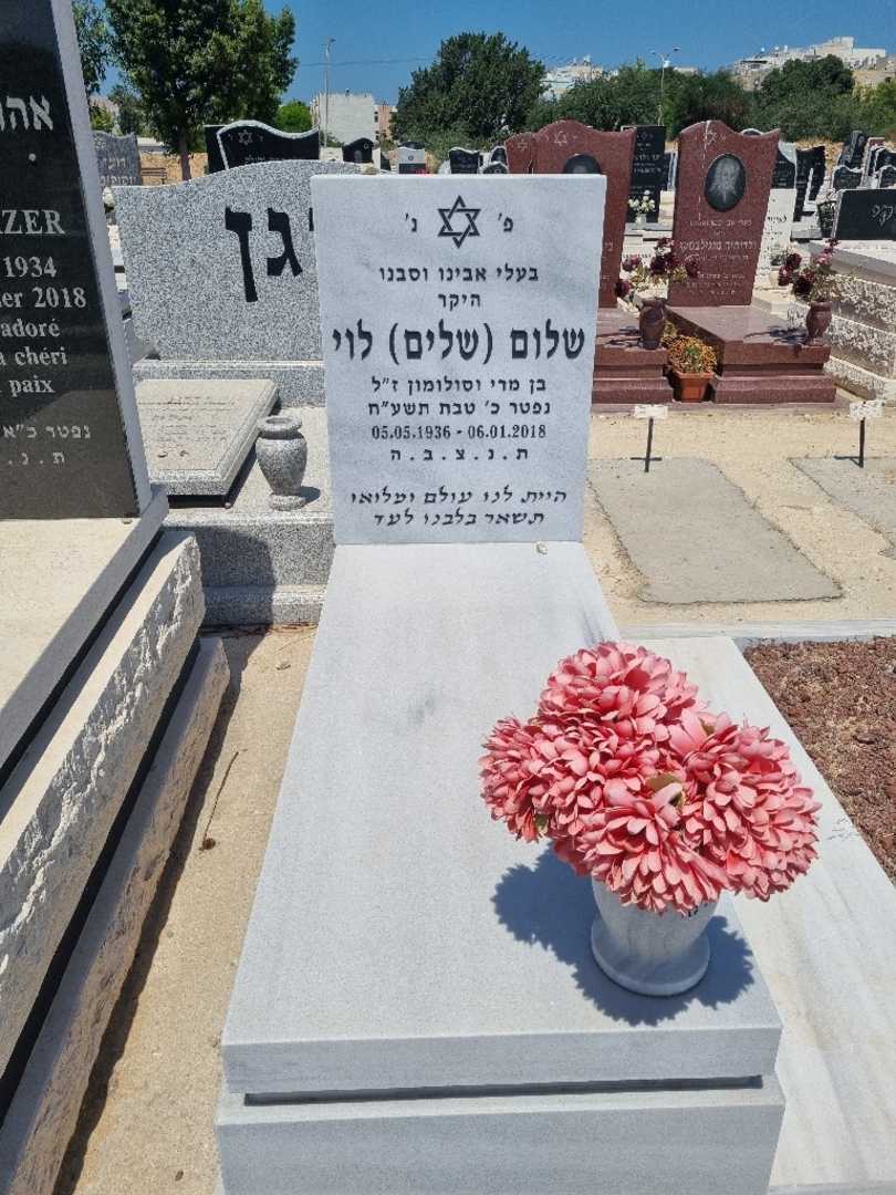 קברו של שלום "שלים" לוי. תמונה 2