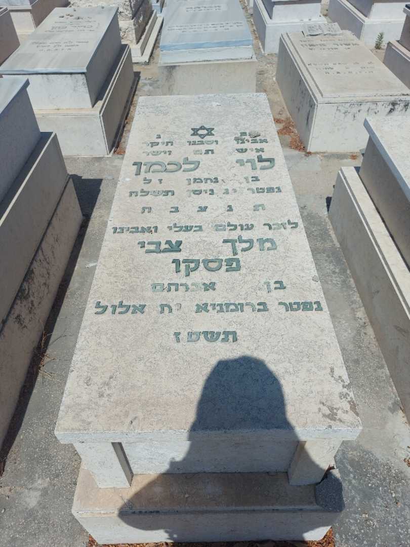קברו של לוי לרמן. תמונה 1