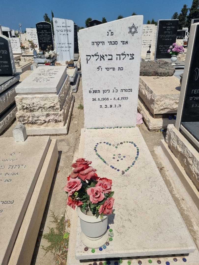 קברו של צילה ביאליק. תמונה 1