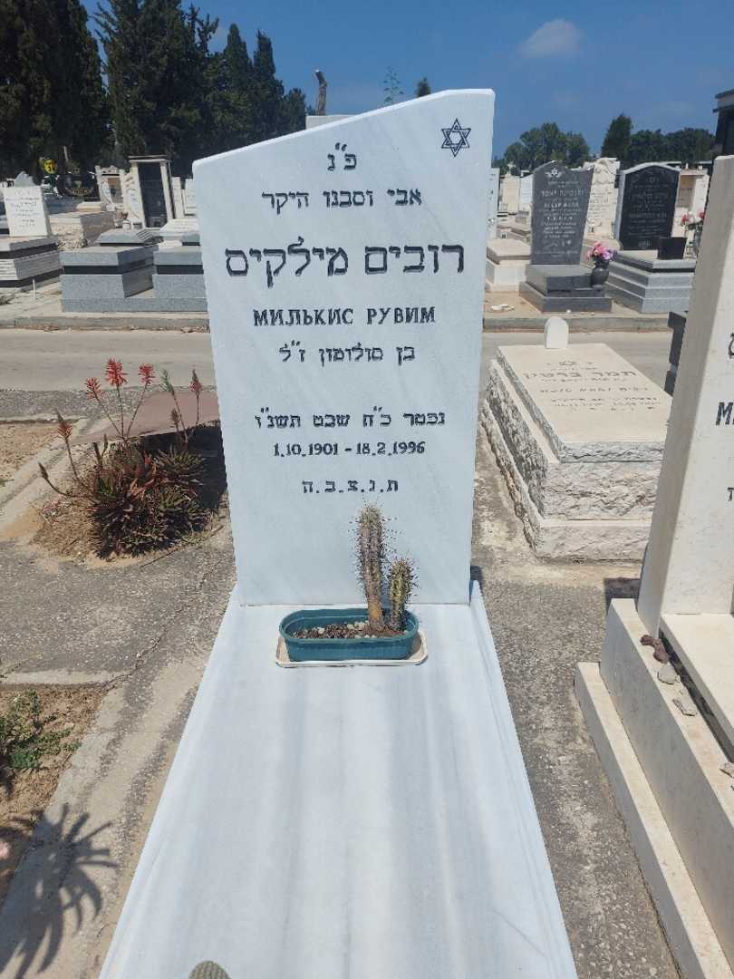 קברו של רובים מילקיס. תמונה 1