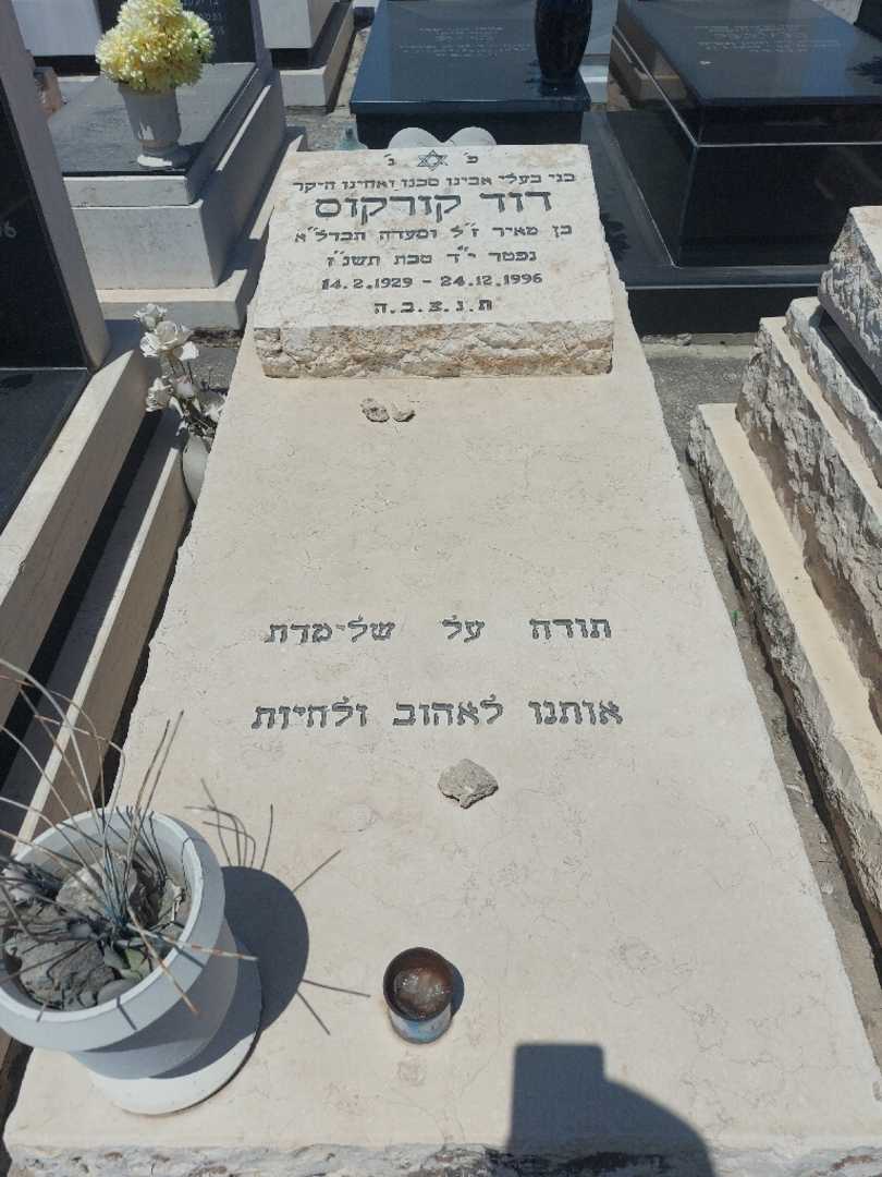 קברו של דוד קורקוס. תמונה 1