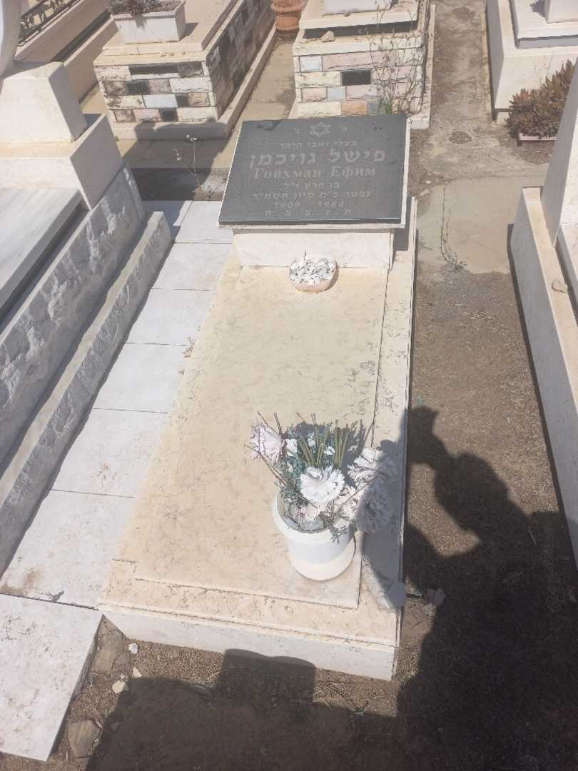 קברו של פישל גוכמן. תמונה 1