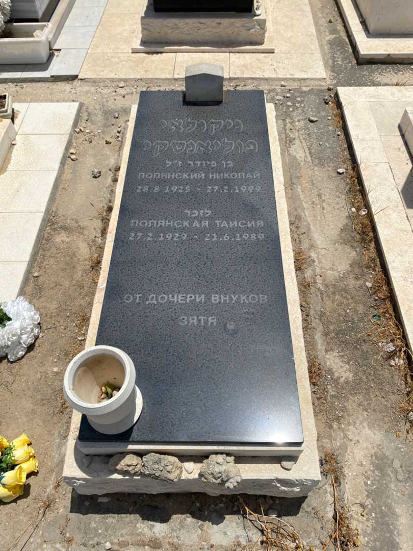 קברו של ניקולאי פוליאנסקי. תמונה 1