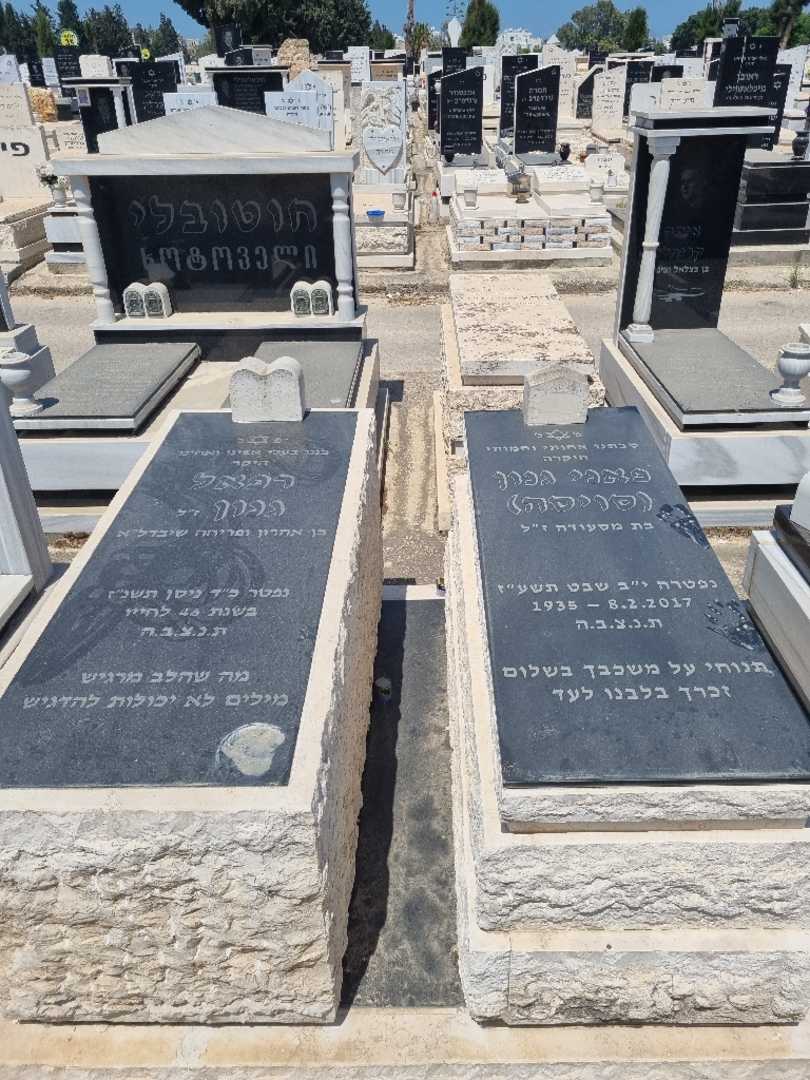 קברו של פאני "סויסה" גנון. תמונה 1