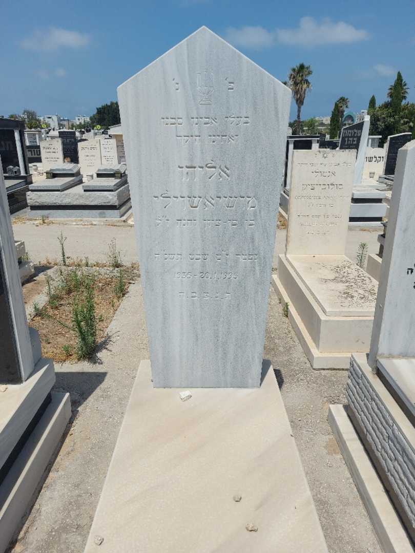 קברו של אליהו מושיאשוילי. תמונה 1