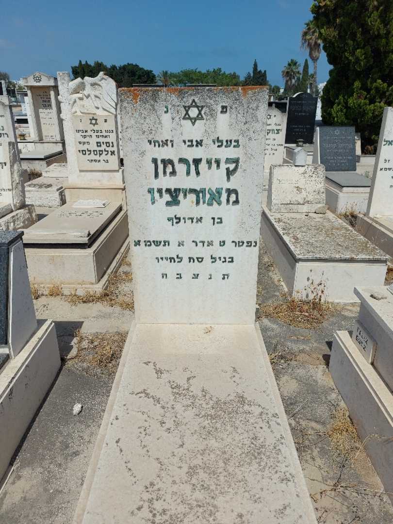 קברו של מאורדיו קייזרמן. תמונה 1