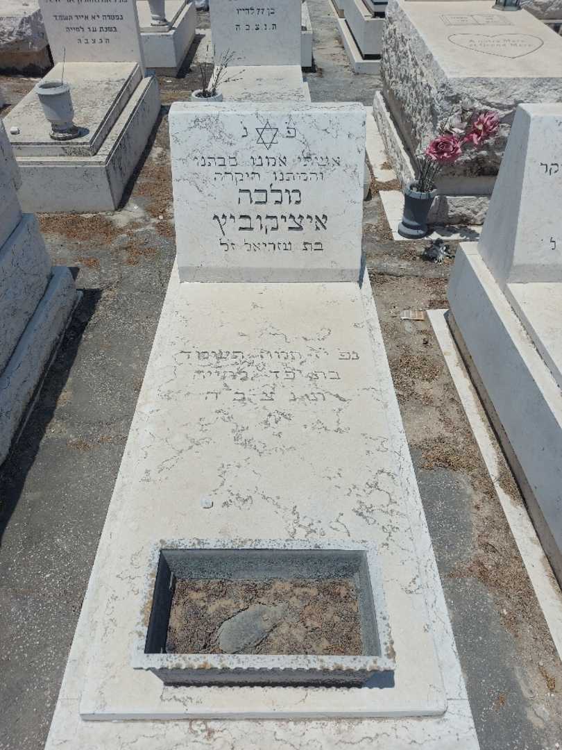 קברו של מלכה איצקוביץ. תמונה 1