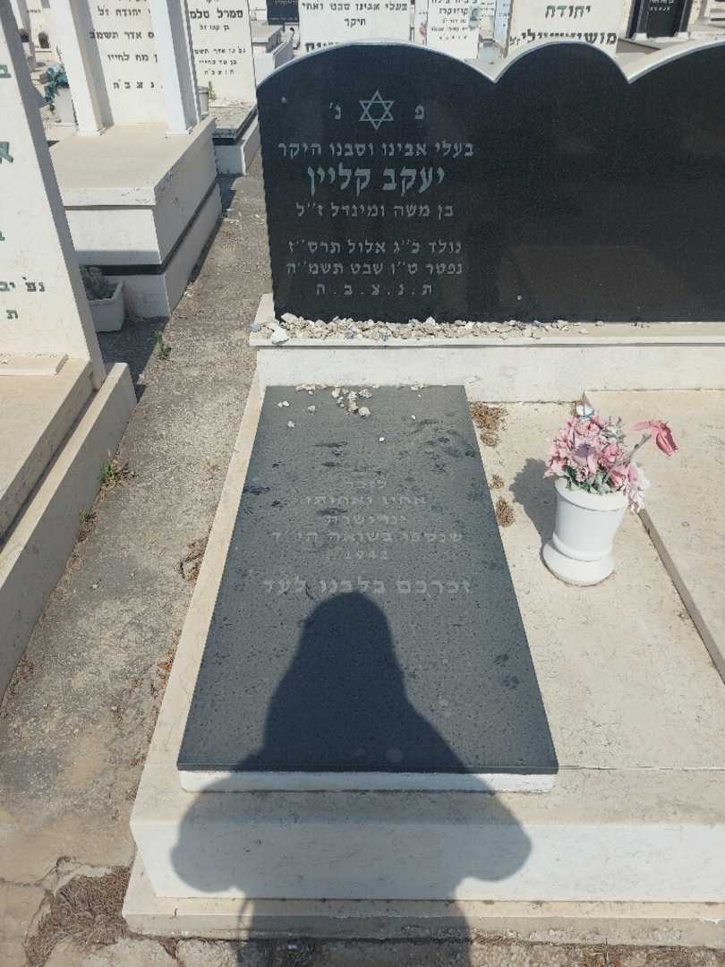קברו של יעקב קליין. תמונה 1