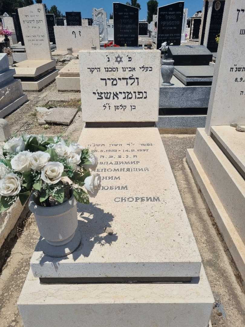 קברו של ולדימיר נפומניאשצ'י. תמונה 1