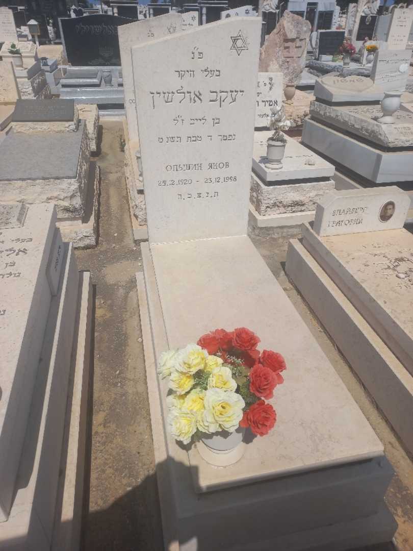 קברו של יעקב אולשין. תמונה 1