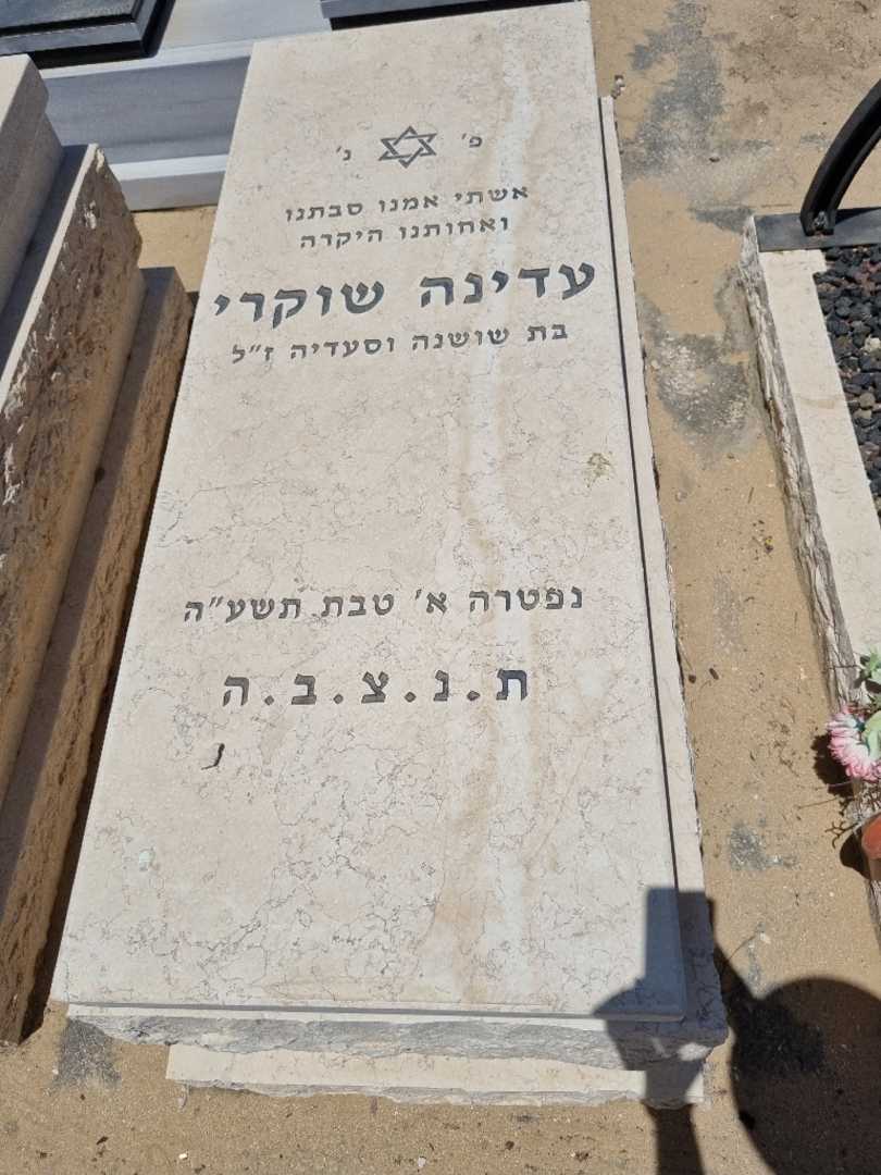 קברו של עדינה שוקרי. תמונה 1