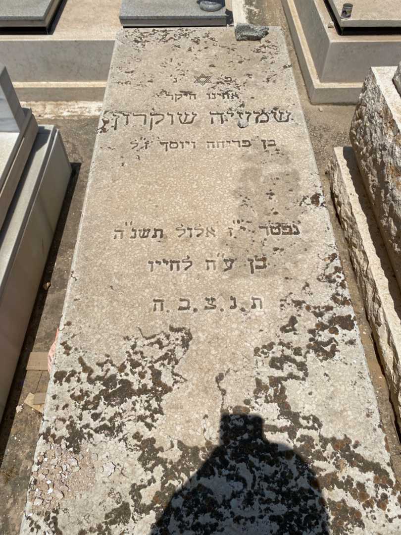 קברו של שמיה שוקרון. תמונה 1