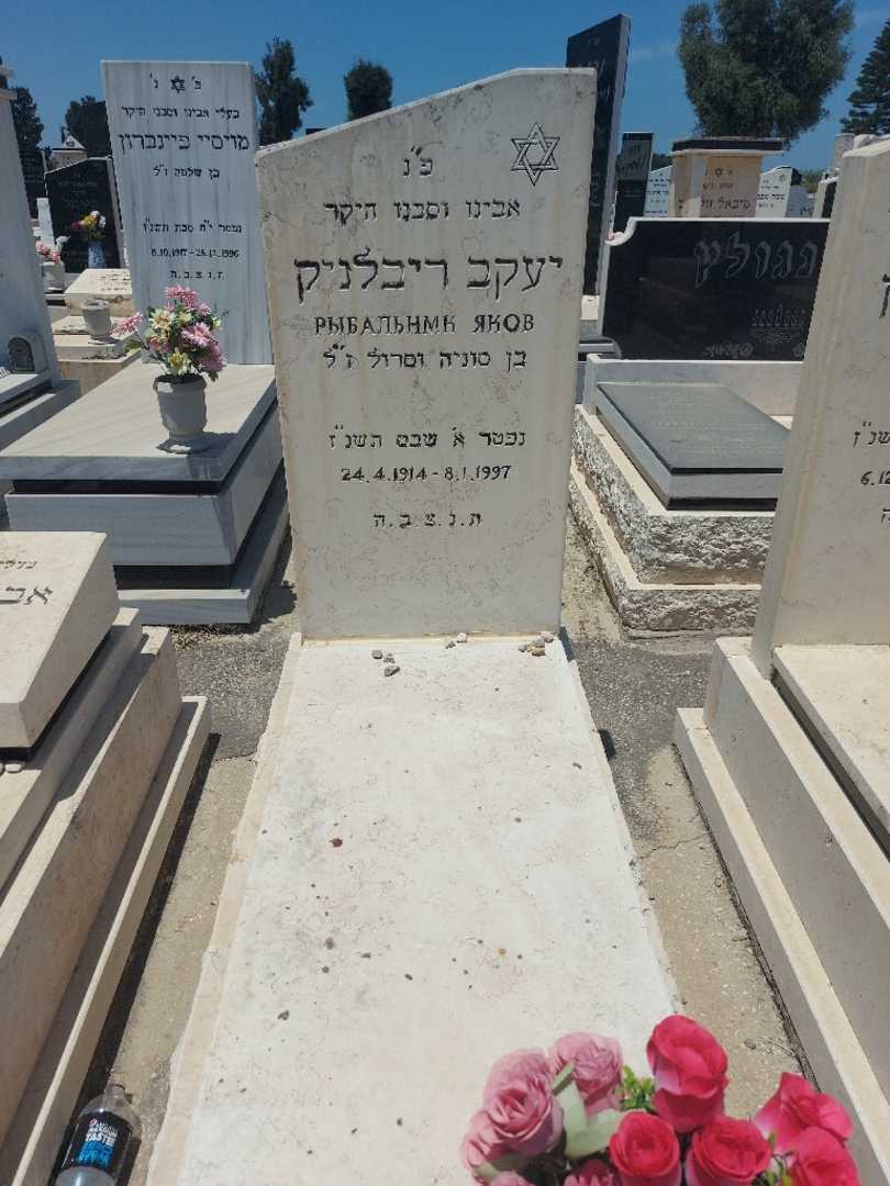 קברו של יעקב ריבלניק. תמונה 1