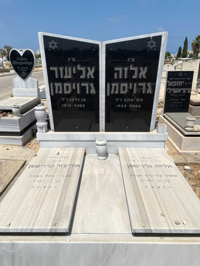 קברו של אליעזר גרוייסמן. תמונה 1