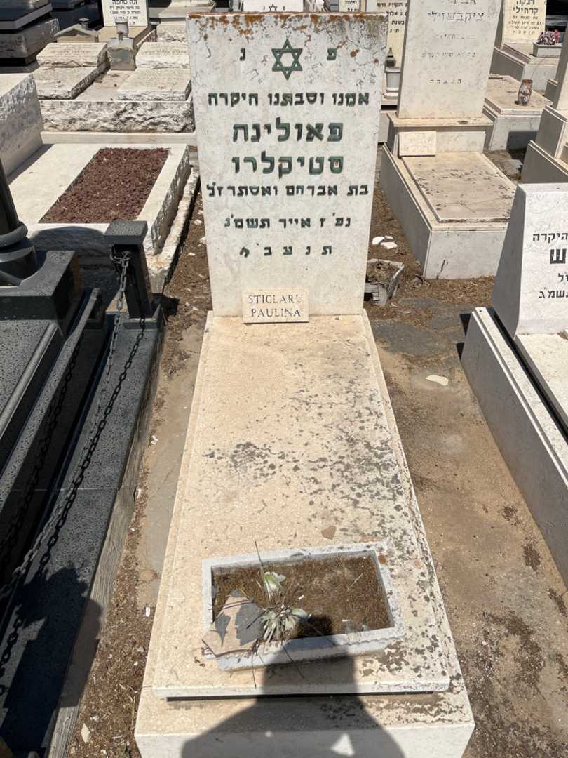 קברו של פאולינה סטיקלרו. תמונה 1