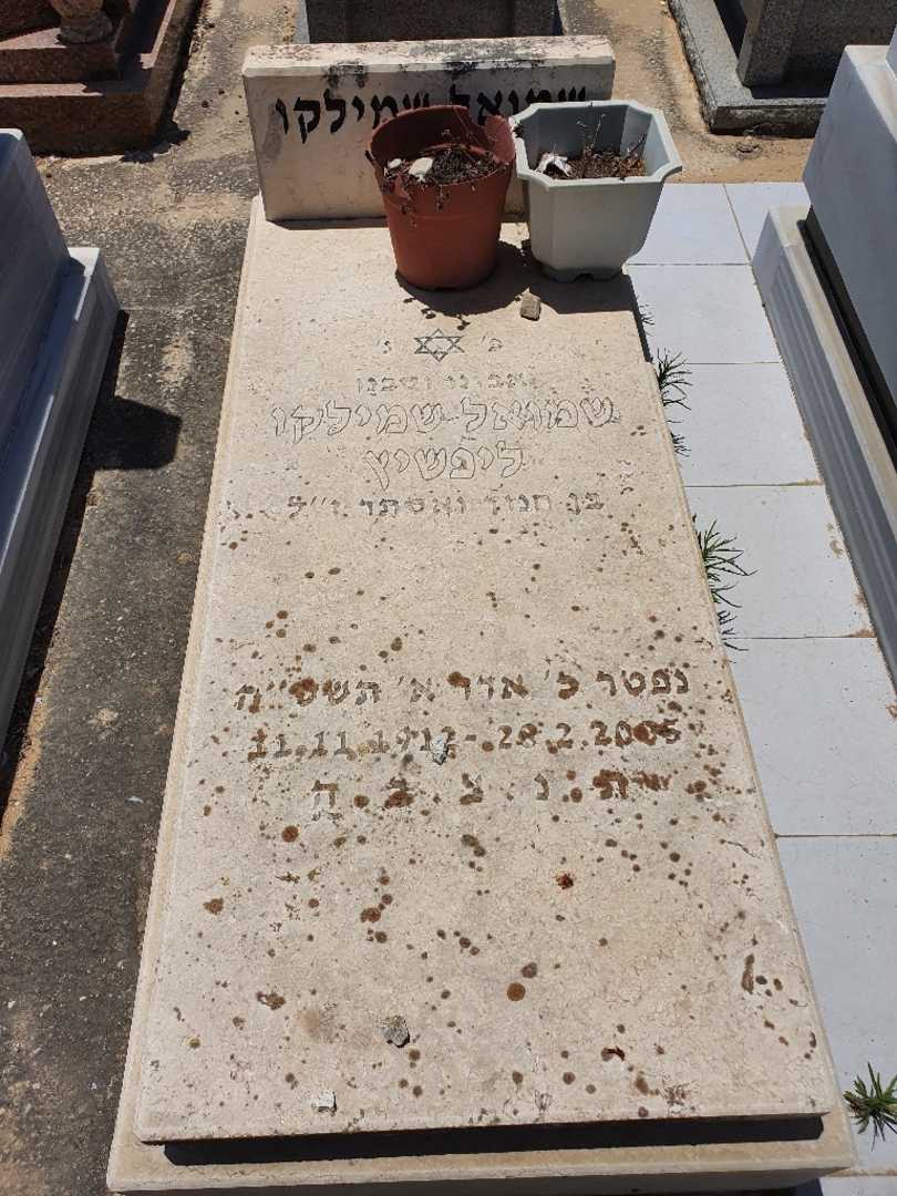 קברו של שמואל ליפשיץ. תמונה 1