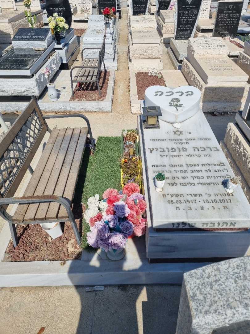 קברו של ברכה פופוביץ. תמונה 1