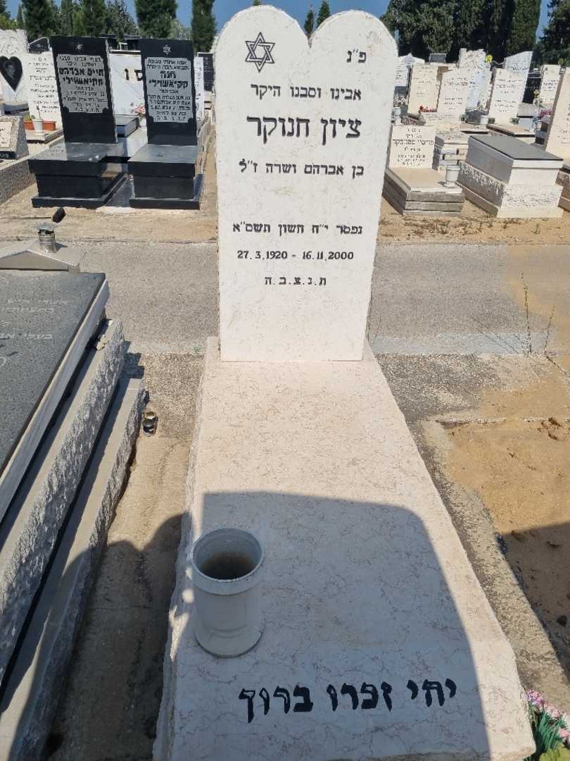 קברו של ציון חנוקר. תמונה 1