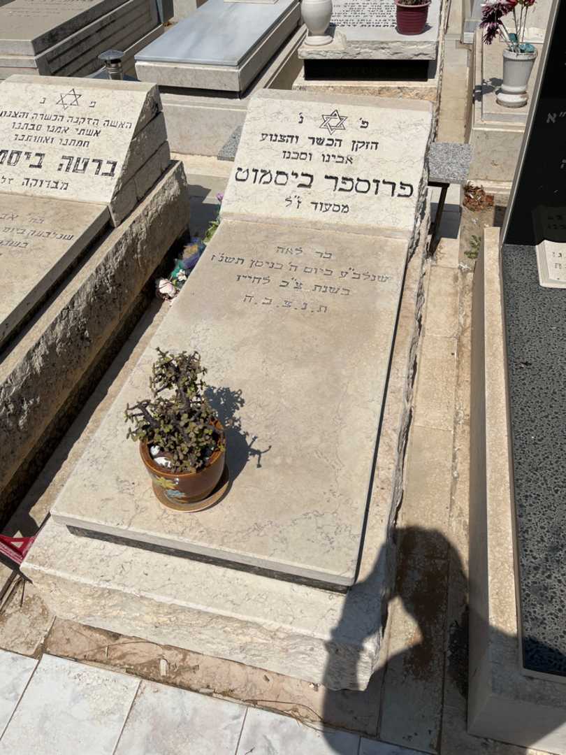 קברו של פרוספר ביסמוט. תמונה 1